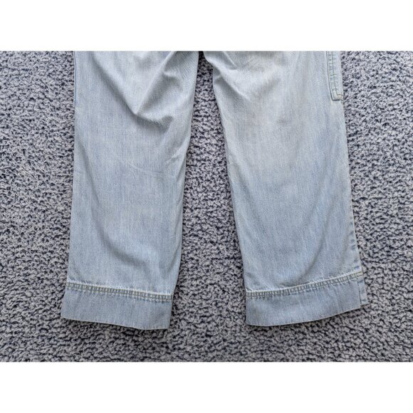Old Navy Y2K Revival Capris Size 4 Low Rise Light Wash Straight Leg Retro Blue - Picture 7 of 14